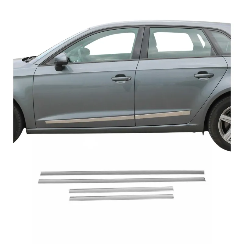 Türschutz Türleiste Seitentürleiste für Ford S-Max 2015-2023 Chrom Edelstahl 4x