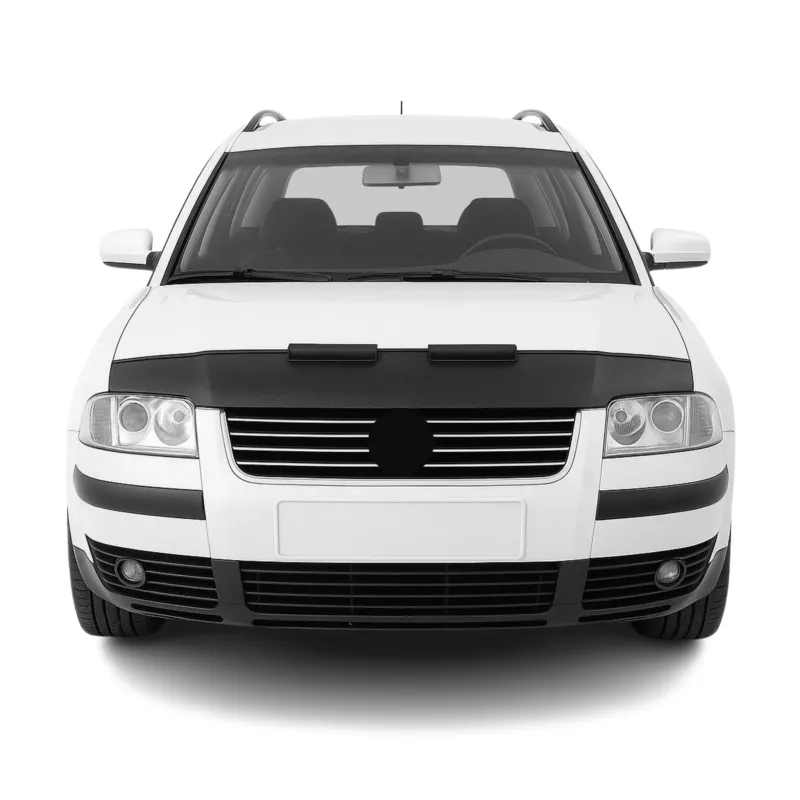 Haubenbra Steinschlagschutz Bonnet Bra für VW Passat 1996-2000 Schwarz Halb