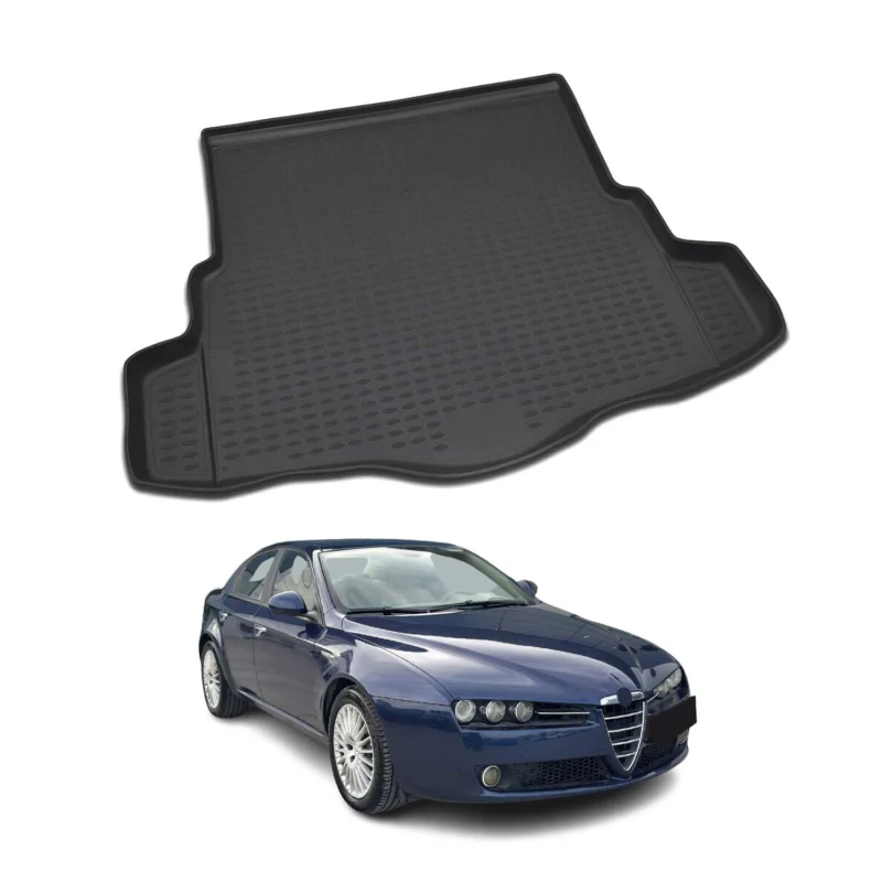 Kofferraummatte Kofferraumwanne für Alfa Romeo 159 Limousine 2005-2011 Gummi