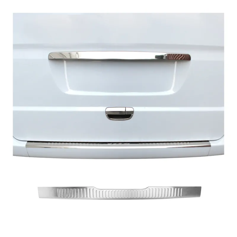 Ladekantenschutz Stoßstange für Mercedes Vito W639 2003-2014 Edelstahl gebürstet