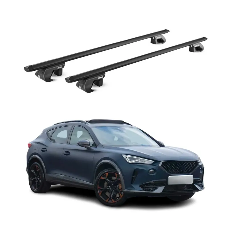 Dachträger Grundtäger für Cupra Formentor 2020-2026 90kg Alu Schwarz 2 tlg ABE