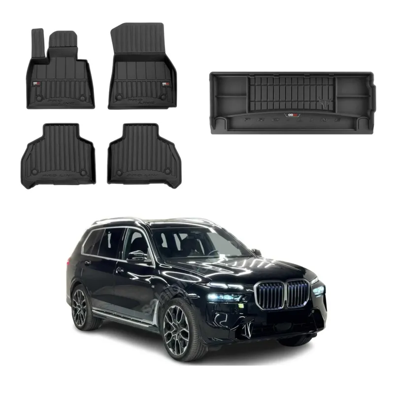 OMAC Fußmatten & Kofferraumwanne Set für BMW X7 G07 2018-2026