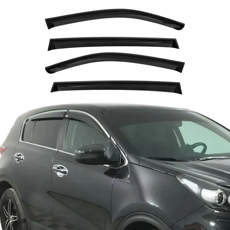 Windabweiser Regenabweiser für Kia Sportage 2015-2021 Dunkel Acryl 4tlg