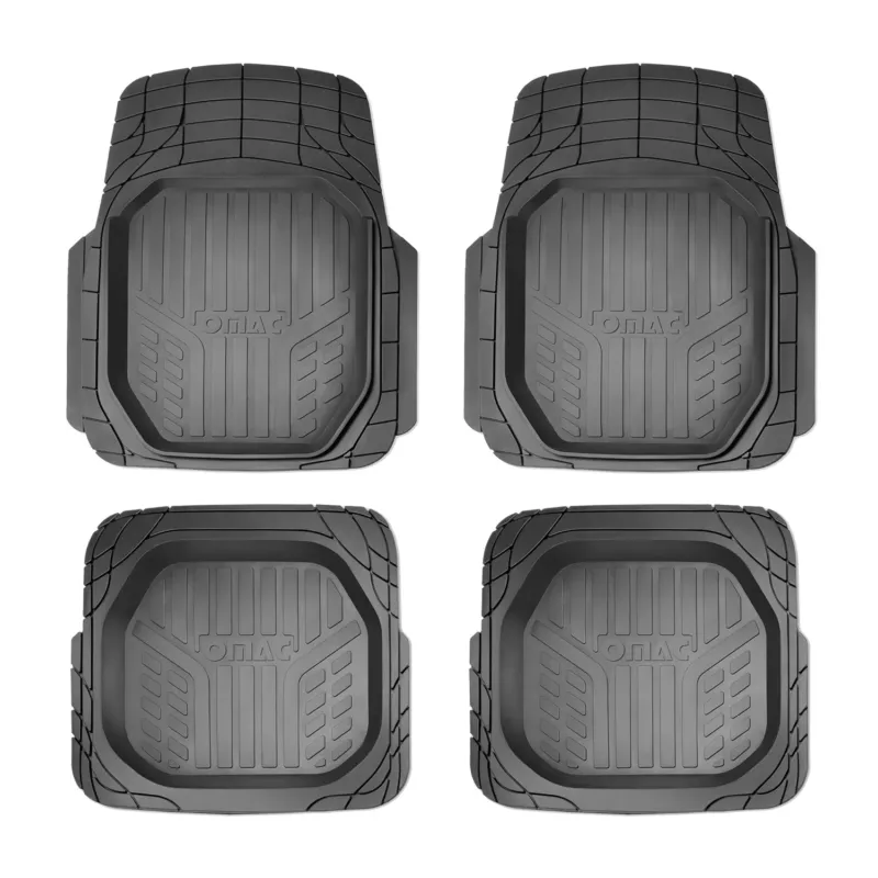 Fußmatten Gummimatten 3D Passform für Mazda CX-60 Gummi Universal Schwarz 4tlg