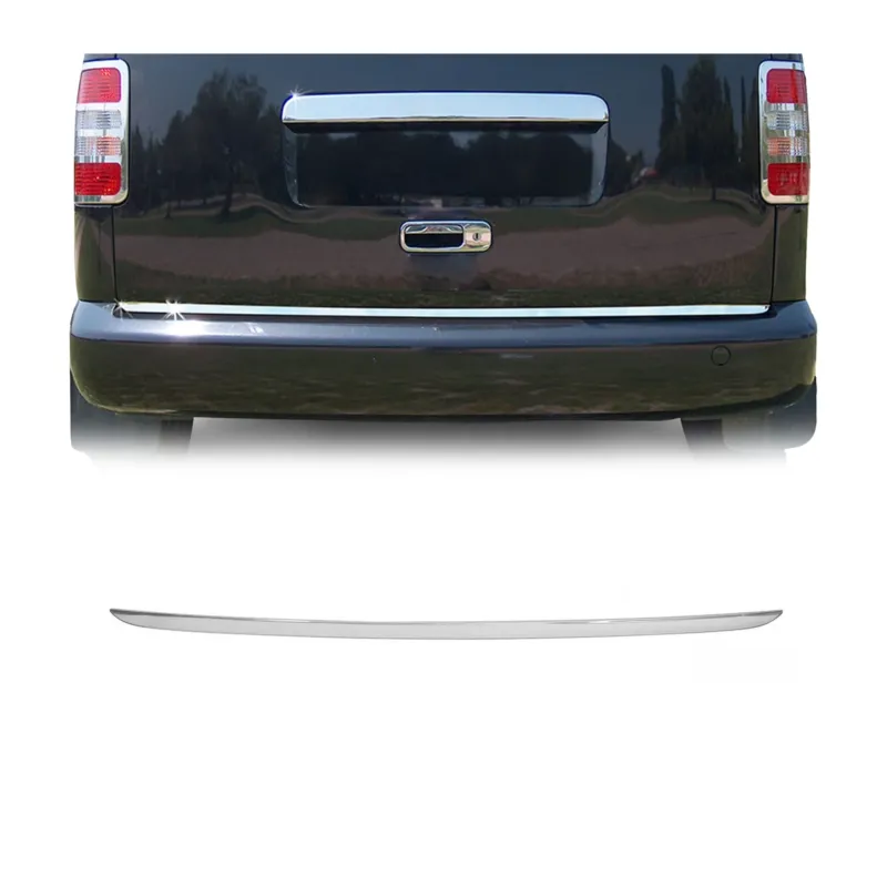 Heckleiste Zierleiste für VW Caddy III 2003-2015 Chrom Edelstahl