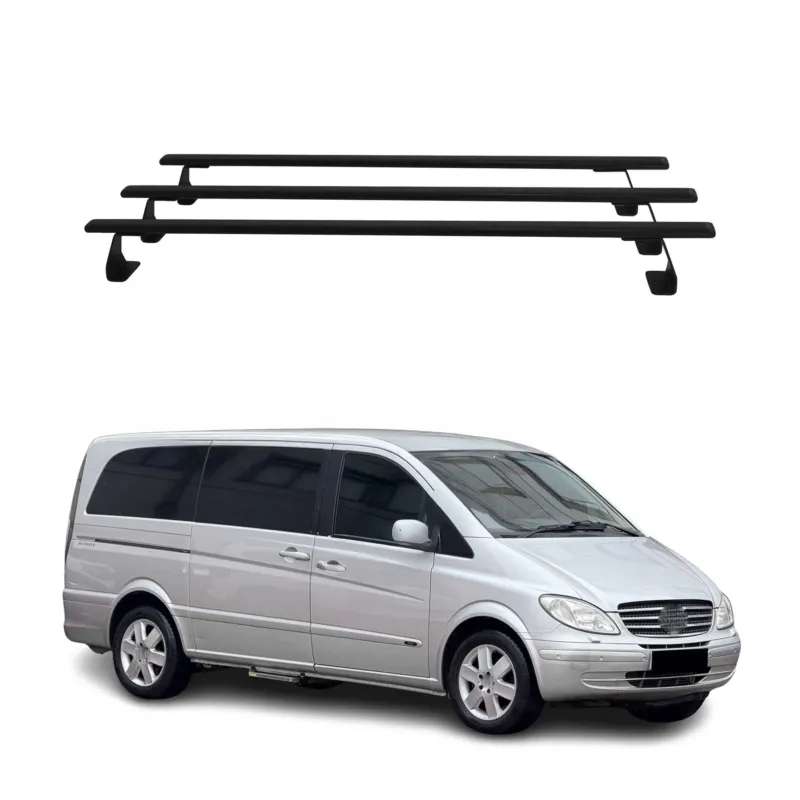 Dachträger Gepäckträger Relingträger für Mercedes Vito 2003-2014 Stahl 3 tlg