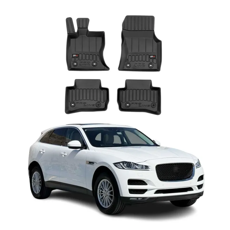 OMAC Gummi Fußmatten für Jaguar F-Pace 2016-2025 Premium TPE Automatten 4tlg