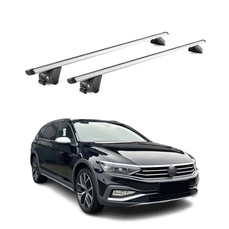 Dachträger für VW Passat Variant Alltrack B8 2014-2023 100kg Alu Silber 2x ABE