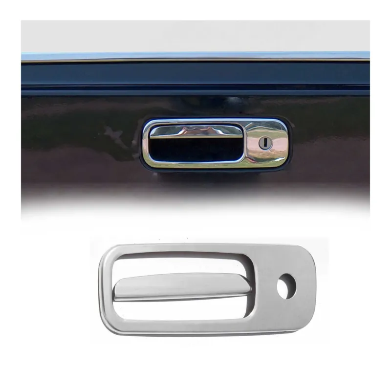Heckklappe Kofferraumöffner Griff für VW Lupo 1998-2005 Edelstahl Chrom 2tlg