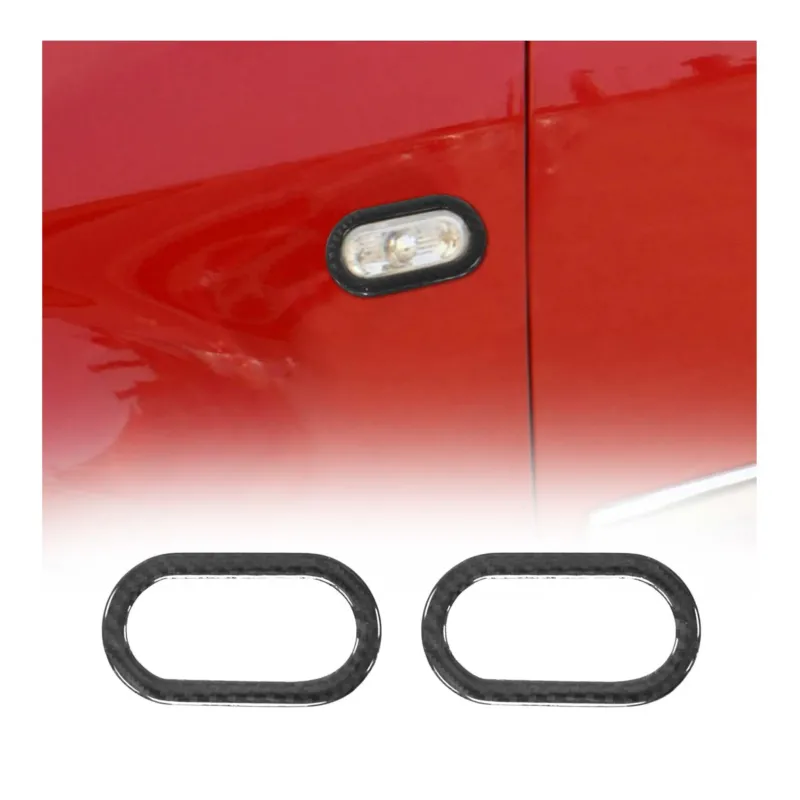 Blinkerrahmen Blinker Umrandung für VW T5 2003-2015 Kohlefaser Carbon Carbon 2x