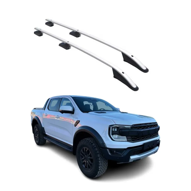 Dachreling Relingträger Aluminium für Ford Ranger PK 2022-2026 Alu Silber