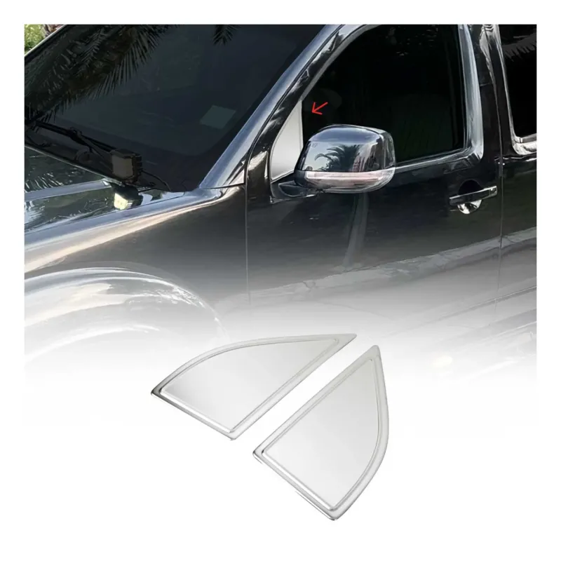 Fensterdreieck Fensterleisten für Suzuki Equator 2006-2015 Edelstahl Chrom 2tlg