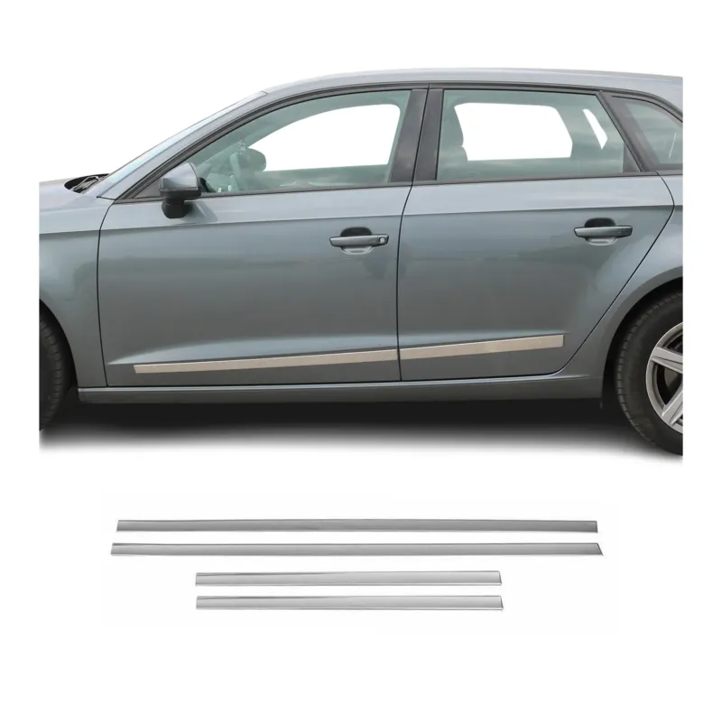 Türschutz Seitentürleiste Türleiste für Ford Edge 2015-2023 Edelstahl Chrom 4x