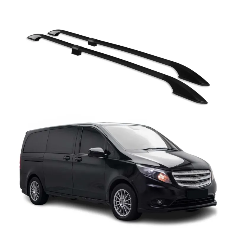 Dachreling für Mercedes Vito / V Klasse W447 W639 2003-2026 L1 Radstand Schwarz
