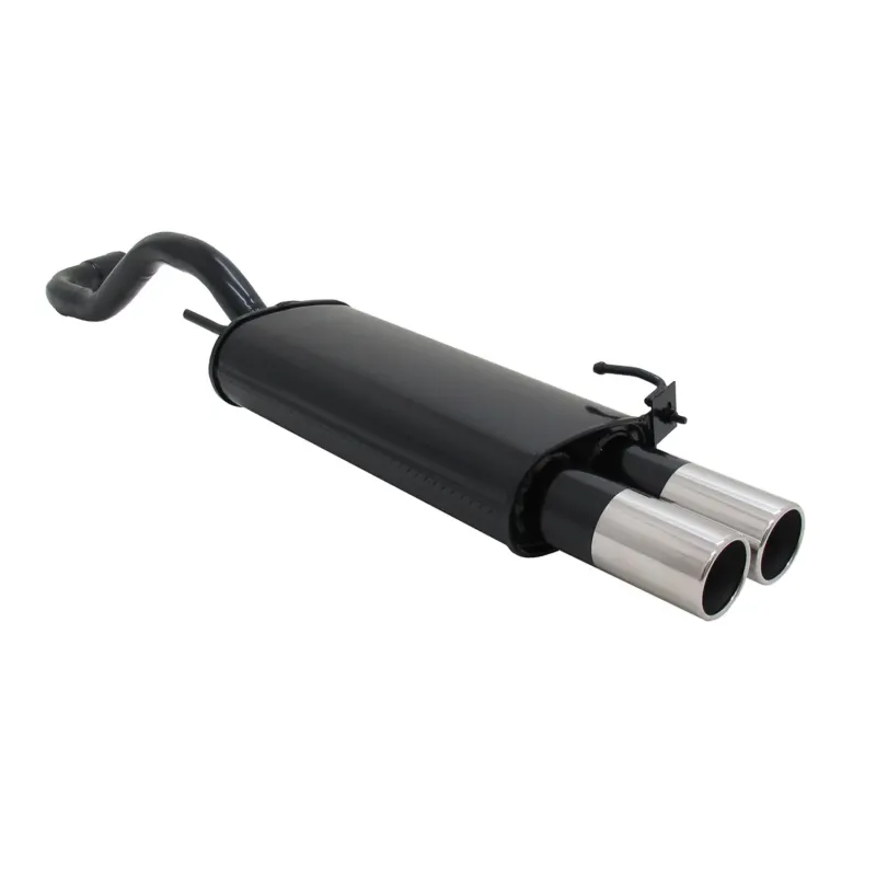 Novus Sportauspuff für VW Polo 4 6N / 6N2 Facelift 2x76mm Endschalldämpfer ABE