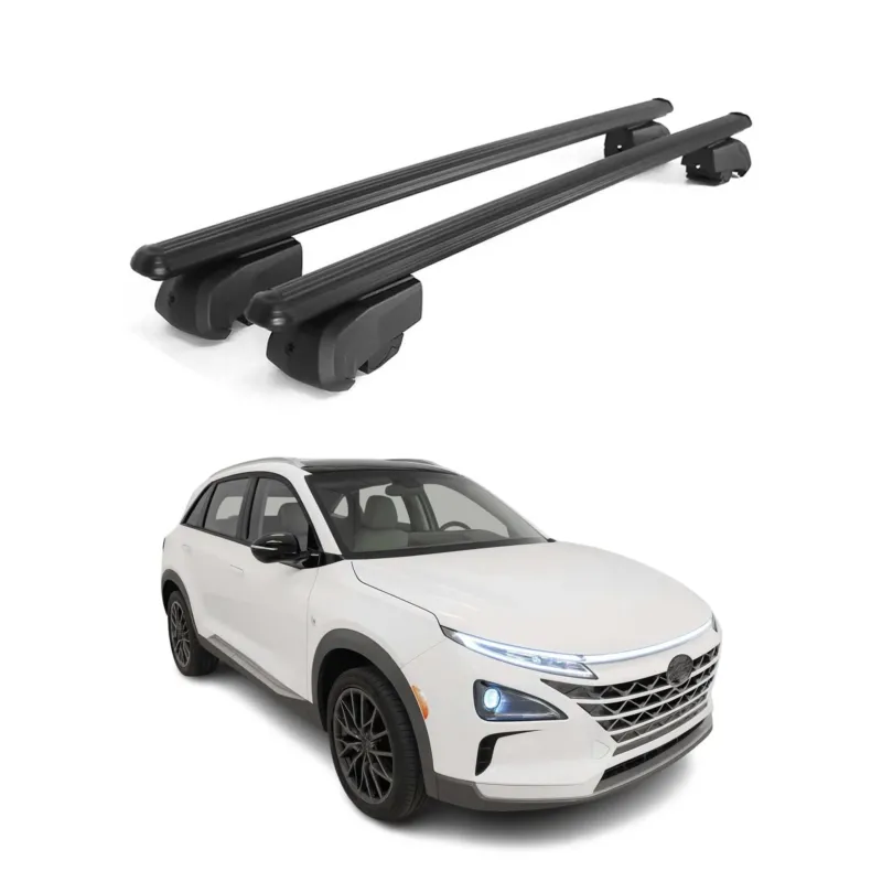 Dachträger Gepäckträger für Hyundai Nexo 5D 2019-2026 ABE Aluminium Schwarz