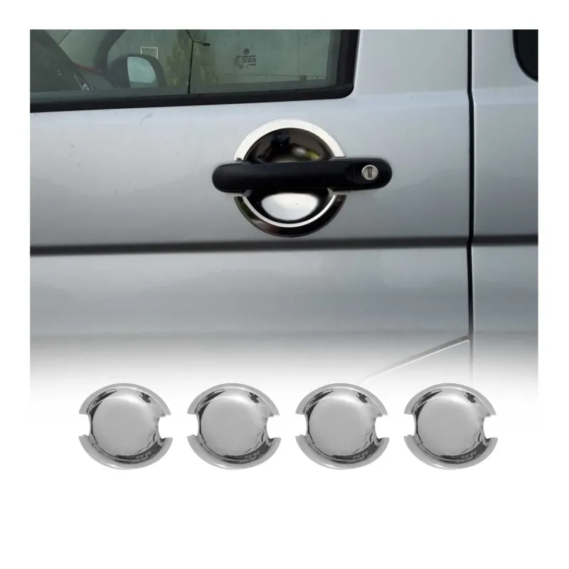 Türgriffschalen Türgriffmulden Türgriffkappen für VW Caddy 2003-2020 Chrom 4tlg