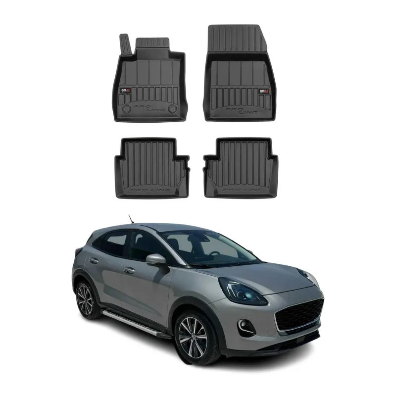 OMAC Gummi Fußmatten für Ford Puma 2019-2026 Premium TPE 3D Automatten 4tlg