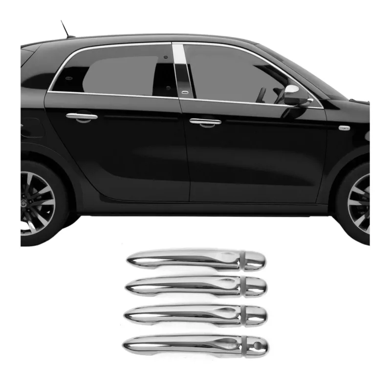 Chrom Türgriff Blende für Renault Megane 3 Latitude 4-Tür Edelstahl 8tlg