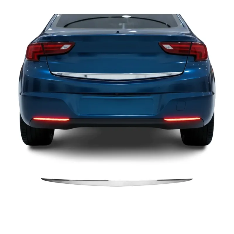 Kofferraumleiste Heckklappe Leiste für Opel Astra K 2015-2021 Edelstahl Chrom