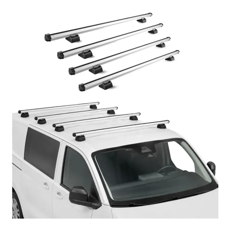 Dachträger für Nissan Interstar X70 2002-2011 H1+H2 4-Träger Aluminium Silber