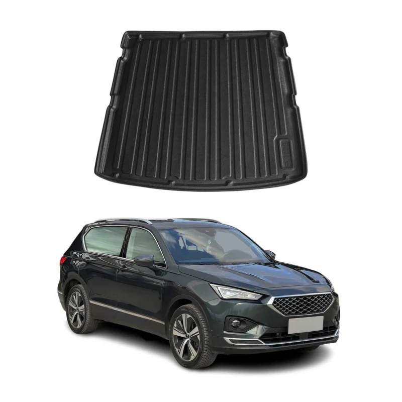 Kofferraumwanne Laderaumwanne für Seat Tarraco 2019-2024 7-Sitze Gummi TPE