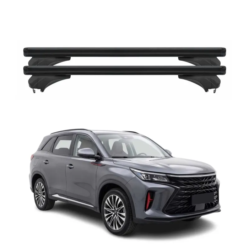 Menabo Dachträger für DFSK E5 2024-2026 Abschließbar Aluminium Schwarz 2 tlg