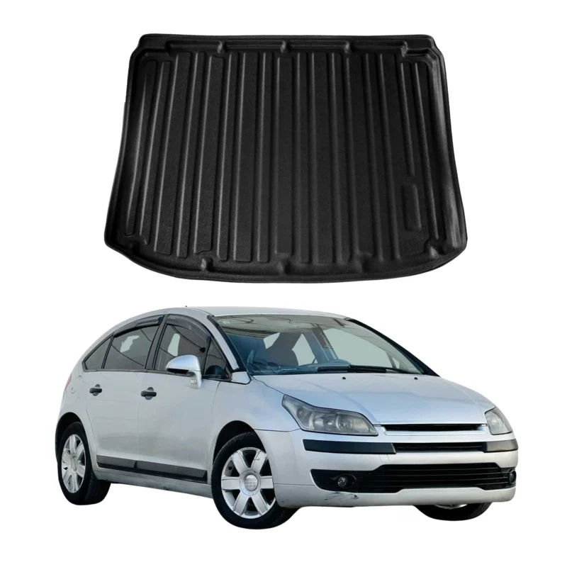 Kofferraumwanne Laderaumwanne für Citroen C4 2004-2010 Schrägheck Gummi TPE