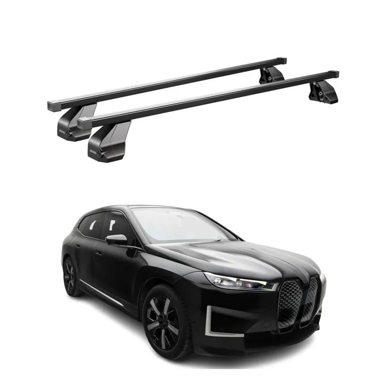 Menabo Dachträger Grundtäger für BMW iX I20 2021-2026 75kg Schwarz Stahl 2x