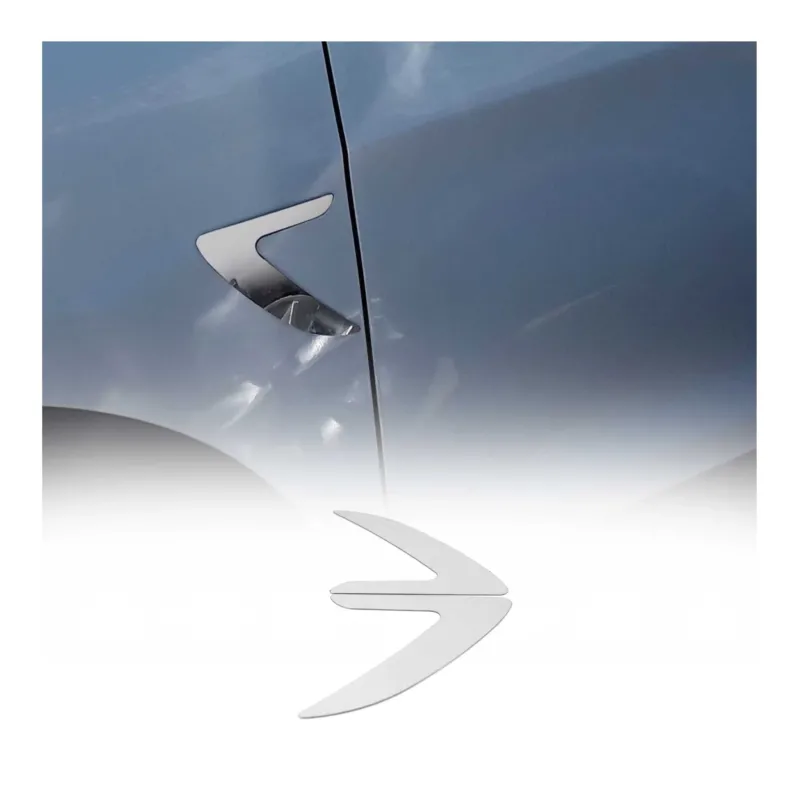Seitendekor Autodecor für Toyota Corolla 2013-2019 Edelstahl Chromdecor 2tlg