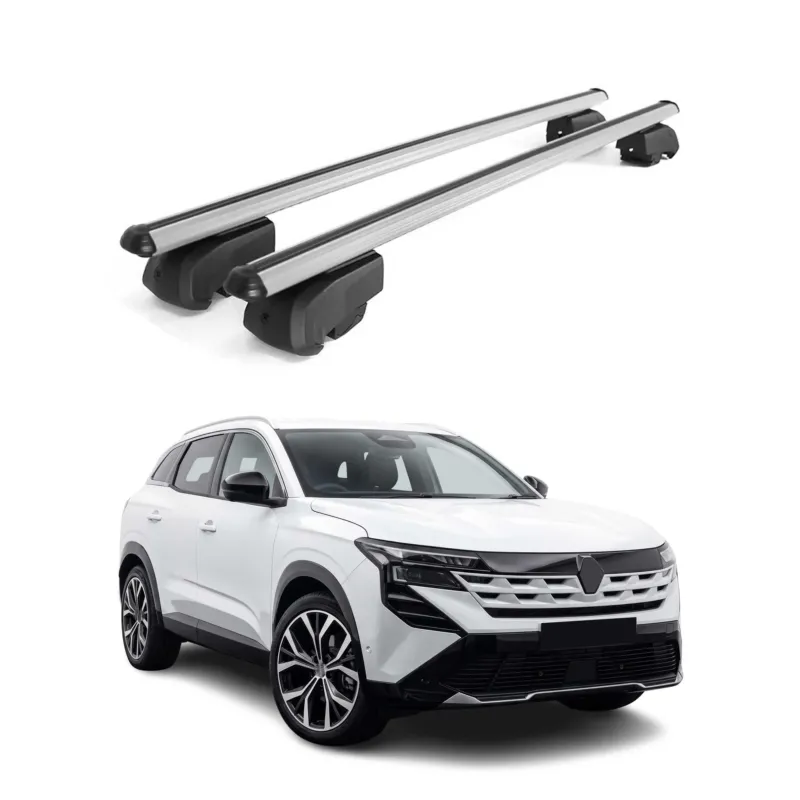 Dachträger Grundtäger für Renault Boreal 2025-2026 75kg Aluminium Silber 2 tlg