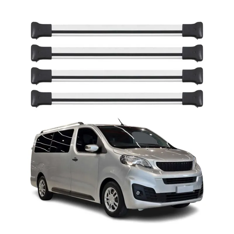 Dachträger Grundtäger für Fiat Scudo 2022-2026 75kg Aluminium Silber 4 tlg