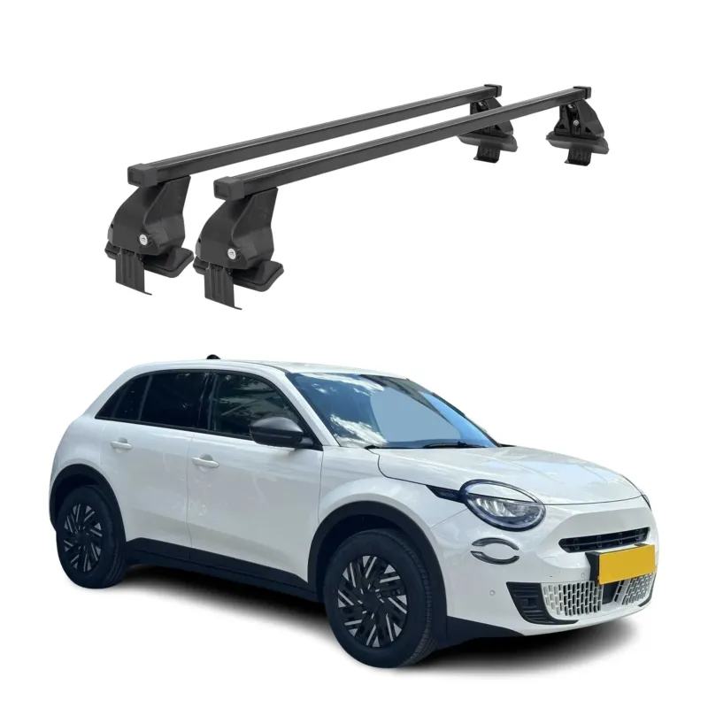 Menabo Dachträger Grundträger für Fiat 600E/600 2023-2026 Stahl Schwarz 2tlg