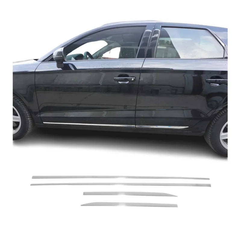 Seitentürleiste Türleisten Türschutzleiste für BMW X3 F25 2010-2017 Edelstahl 4x