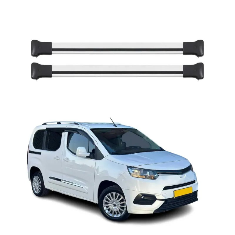Dachträger Grundtäger für Toyota Proace City 2019-2026 75kg Alu Silber 2 tlg