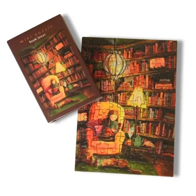 Mini-Puzzle 'Buchliebhaber' 99 Teile