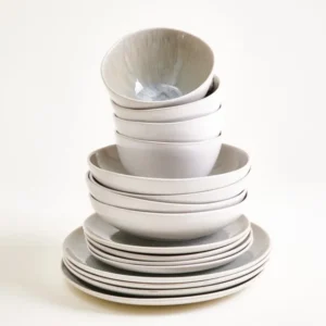 Areia Geschirr-Set classic grau 16-teilig