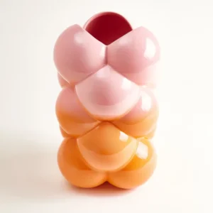 MaM x Patrick Vogel Vase L rosa orange