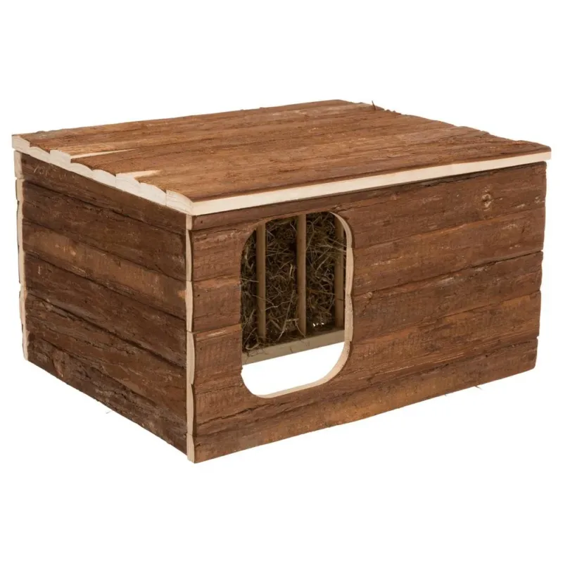 Natural Living Haus Hilke mit integrierter Heuraufe