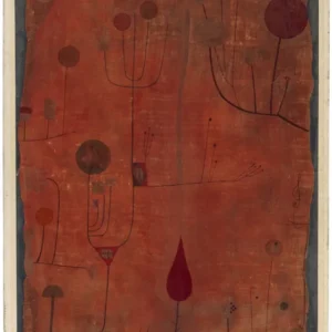 Paul Klee — Fruits on Red (Früchte auf Rot) | Bauhaus Fine Art Print - 9ArtPrints