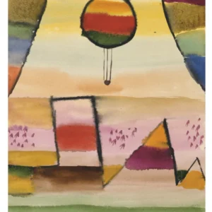 Paul Klee — The Balloon in the Window (Der Ballon im Fenster) | Bauhaus Fine Art Print - 9ArtPrints