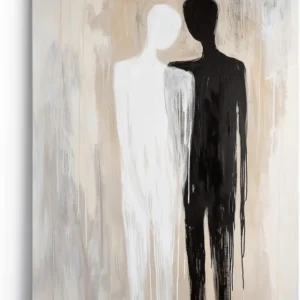 Paul Sinus 60x90cm Wandbild Starke Harmonie – Berührendes Fokuskunstwerk als Leinwandbild mit Holzrahmen