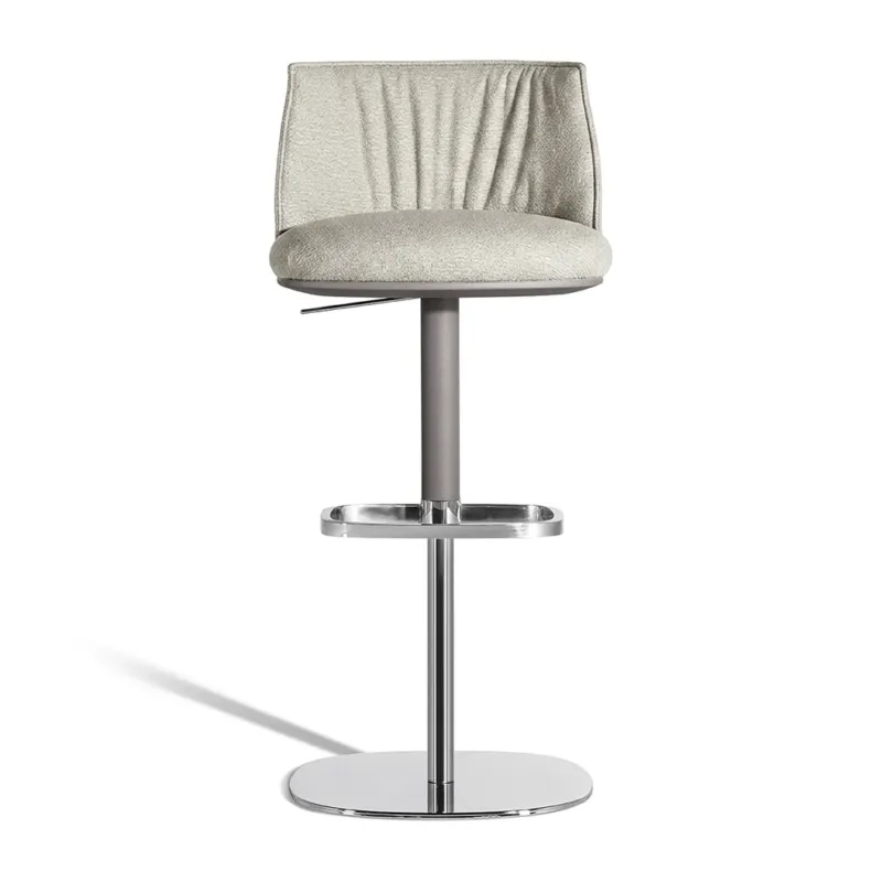 Archibald Swivel Bar Stool with Metal Leg