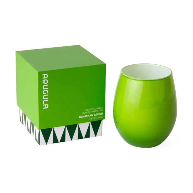 Jonathan Adler Duftkerze Pop Arugula mit grüner Geschenkverpackung