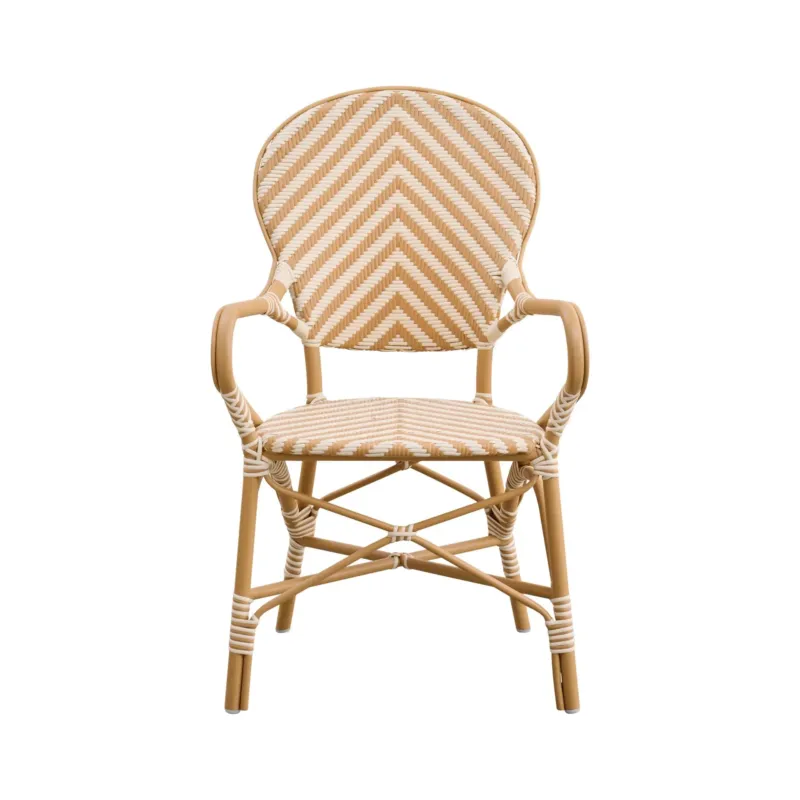 Alu Affaire Isabell Chevron Outdoor Dining Armchair