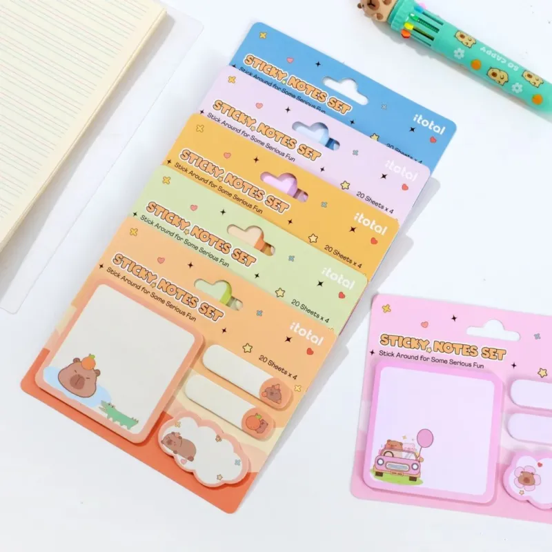 Sortierte Sticky Memos 'Capybara' random
