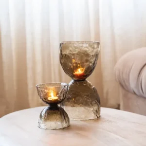 Tealight Holder / Vase Diabolo Glass - Small/Medium - Things I Like Things I Love