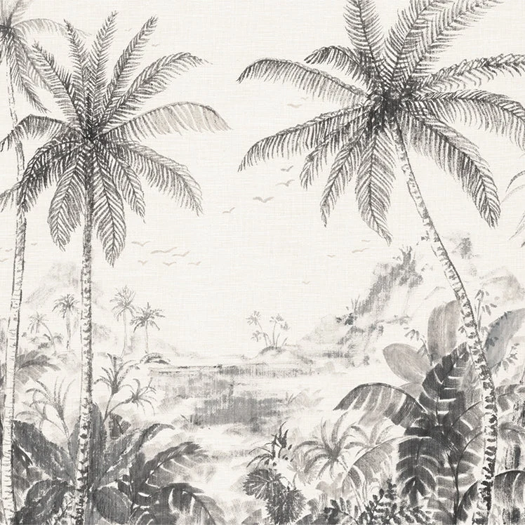 Grand Palm Mural Peel and Stick Wallpaper Sample Swatch
