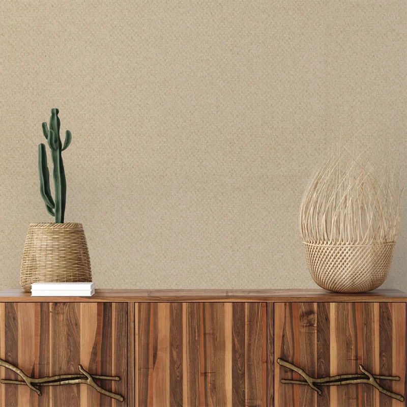 Stranded Boxweave Paperweave Grasscloth Wallpaper