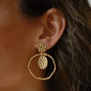 TILTIL Earrings Triple Circle Goud - Things I Like Things I Love